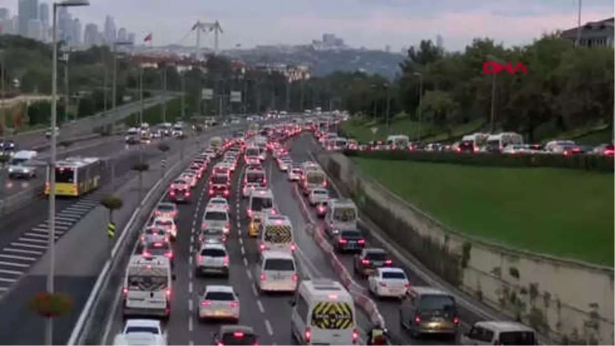 İstanbul\'da Trafik Yoğunluğu