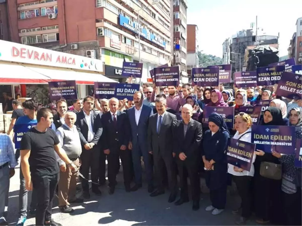 Tosun, "Adnan Menderes ve Yol Arkadaşlarını Rahmet ve Minnetle Yad Ediyoruz"