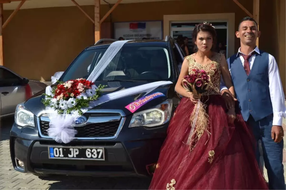 Belediye Başkanının Makam Aracı Engelli Çiftin Gelin Arabası Oldu