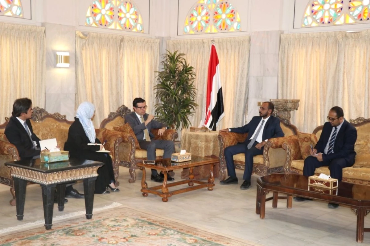 Büyükelçi Eler, Yemen Balıkçılık Bakanı Kefayin ile Görüştü