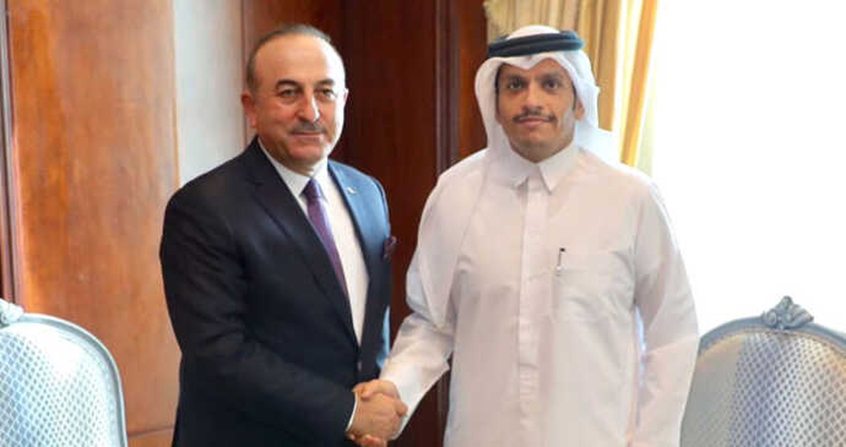 Dışişleri Bakanı Çavuşoğlu, Katarlı Mevkidaşı ile Görüştü