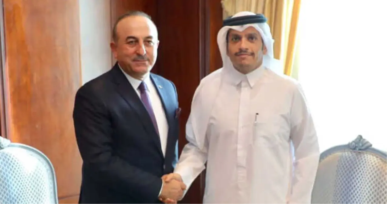 Mevlüt Çavuşoğlu Mevkidaşı Al Thani ile Telefonda Görüştü