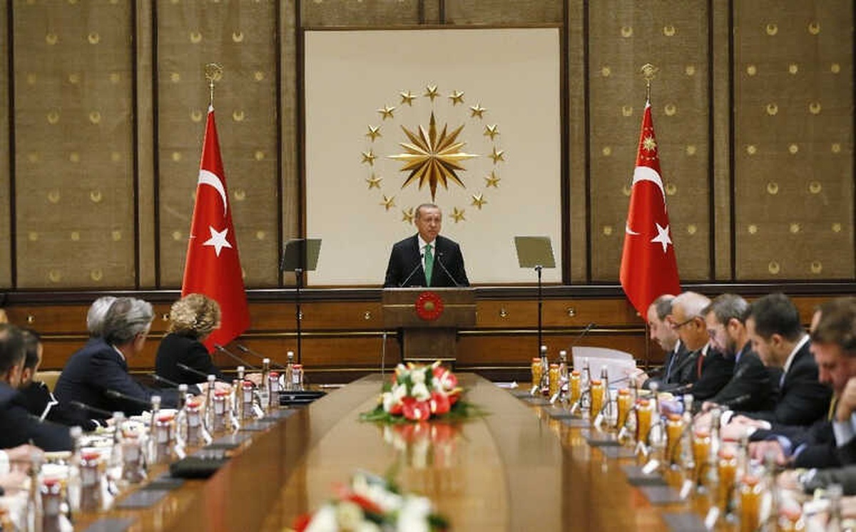 Cumhurbaşkanı Erdoğan, ABD\'li Şirketlerin Türkiye Temsilcilerini Kabul Etti