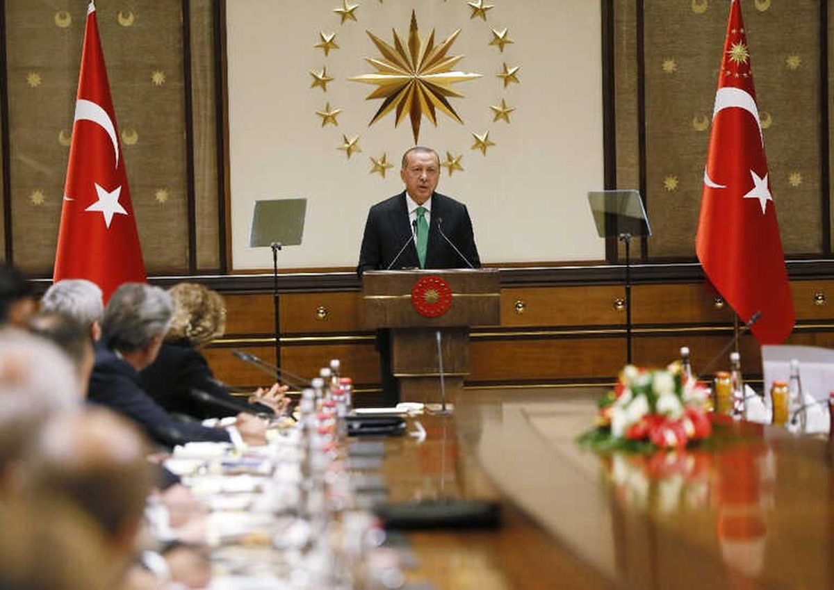 Cumhurbaşkanı Erdoğan\'ın ABD\'li Şirket Temsilcilerini Kabulü Sona Erdi
