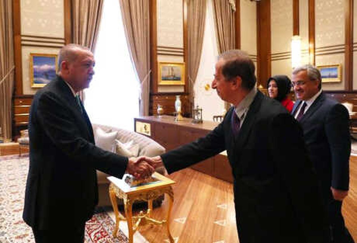 Erdoğan, Prof. Dr. Yaser S.abu-Mostafa\'yı Kabul Etti