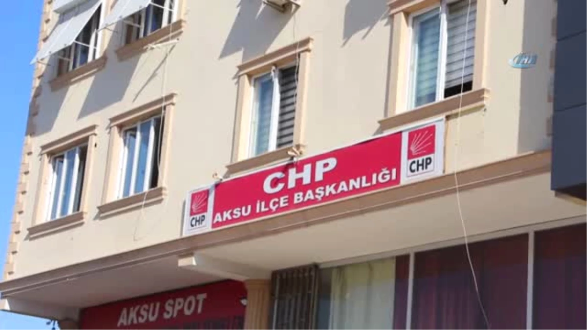 Antalya\'da CHP Kirasını Ödemeyi Unuttu