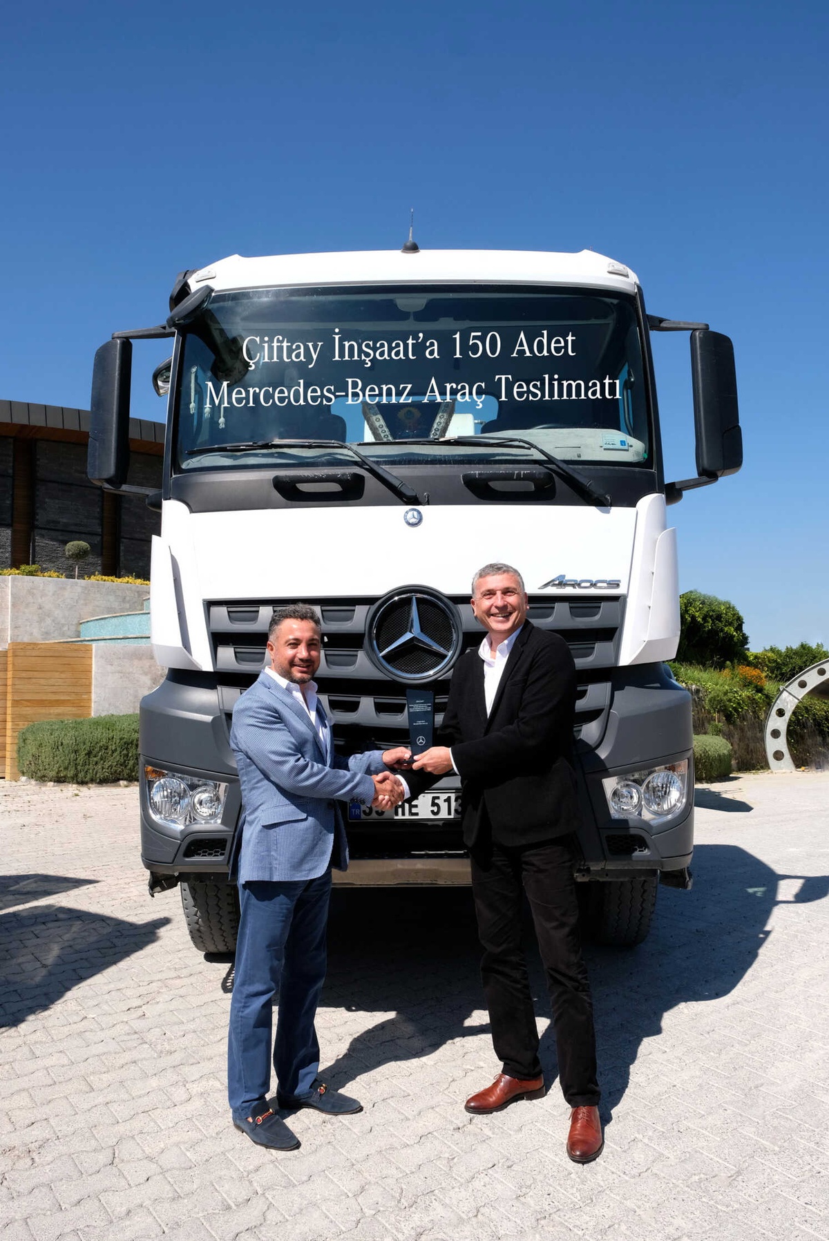 Çiftay İnşaat\'a 150 Adet Yeni Mercedes-Benz Araç Teslim Edildi