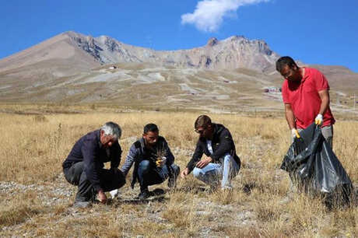 Erciyes\'in Yeşil Dokusu İçin Tohum Topladılar