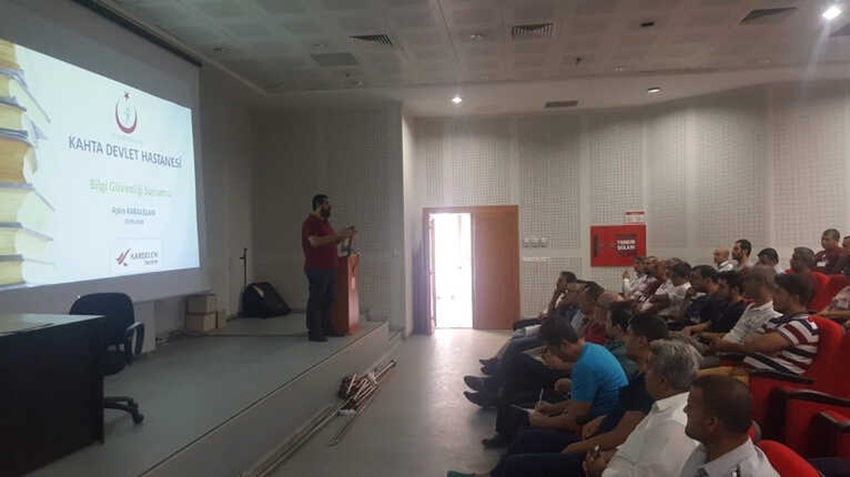 Sağlık Personeline Bilgi Güvenliği Eğitimi Verildi