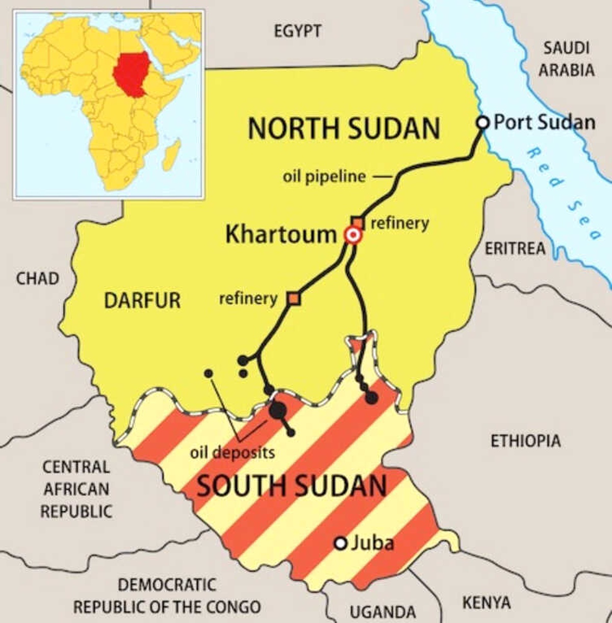 Sudan ve Güney Sudan, Yeni Boru Hattı Anlaşması İmzaladı