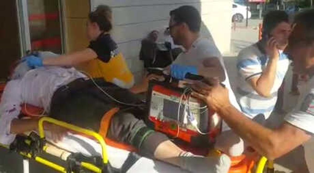 Ambulansın Çarptığı Kişi Ağır Yaralandı