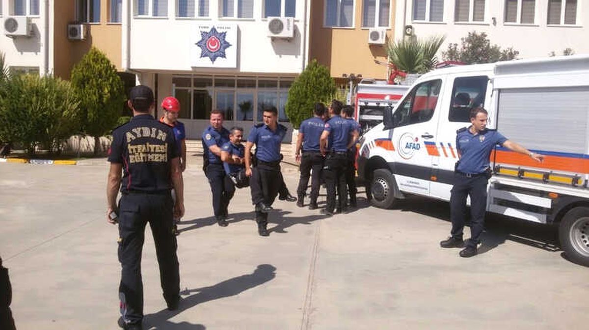 Aydın Polis Okulu\'nda Tatbikat Yapıldı