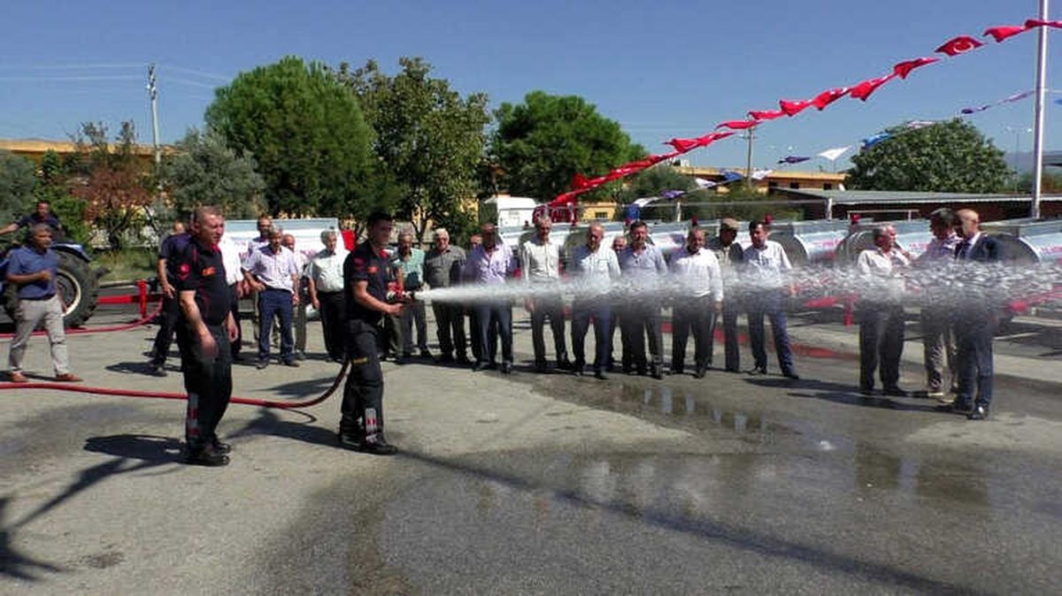 Büyükşehirden Nazilli\'nin Köylerine Yangın Söndürme Tankeri