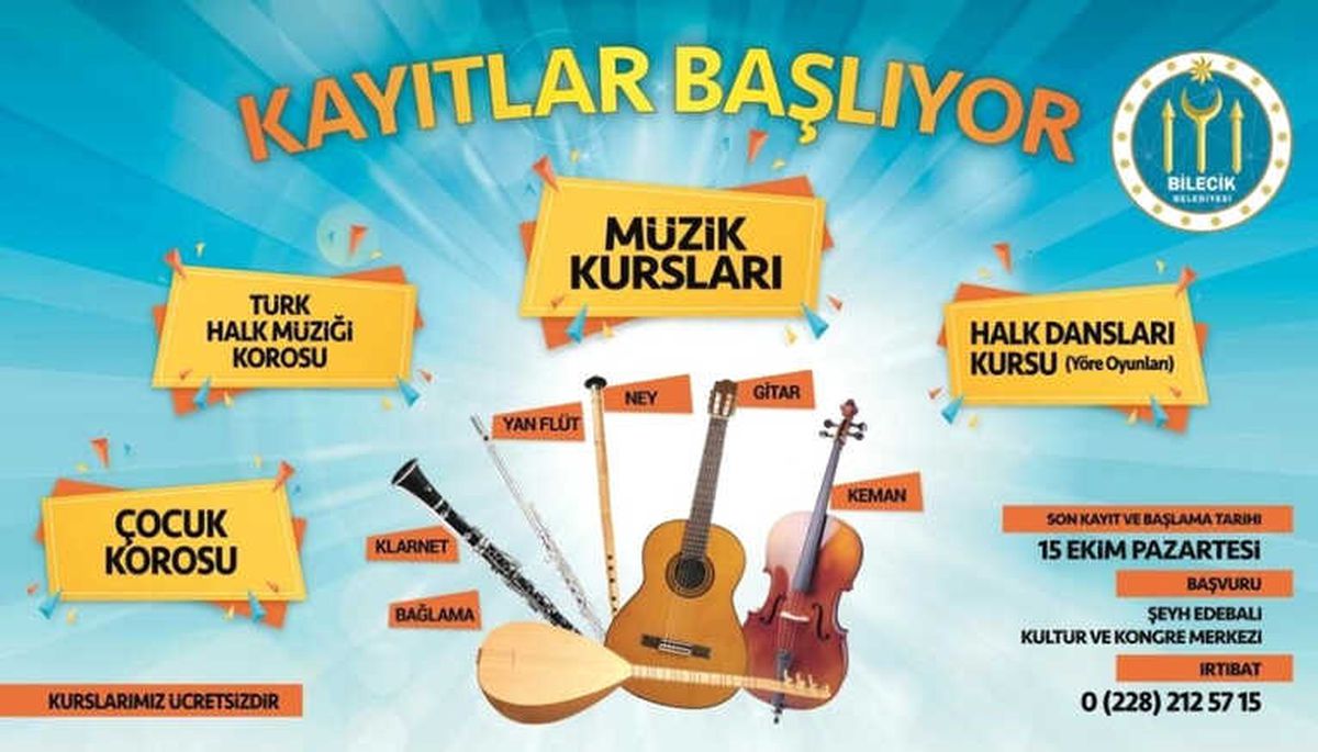 Kurslar İçin Başvurular Başladı