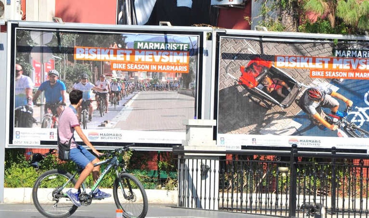 Marmaris\'te Bisiklet Mevsimi