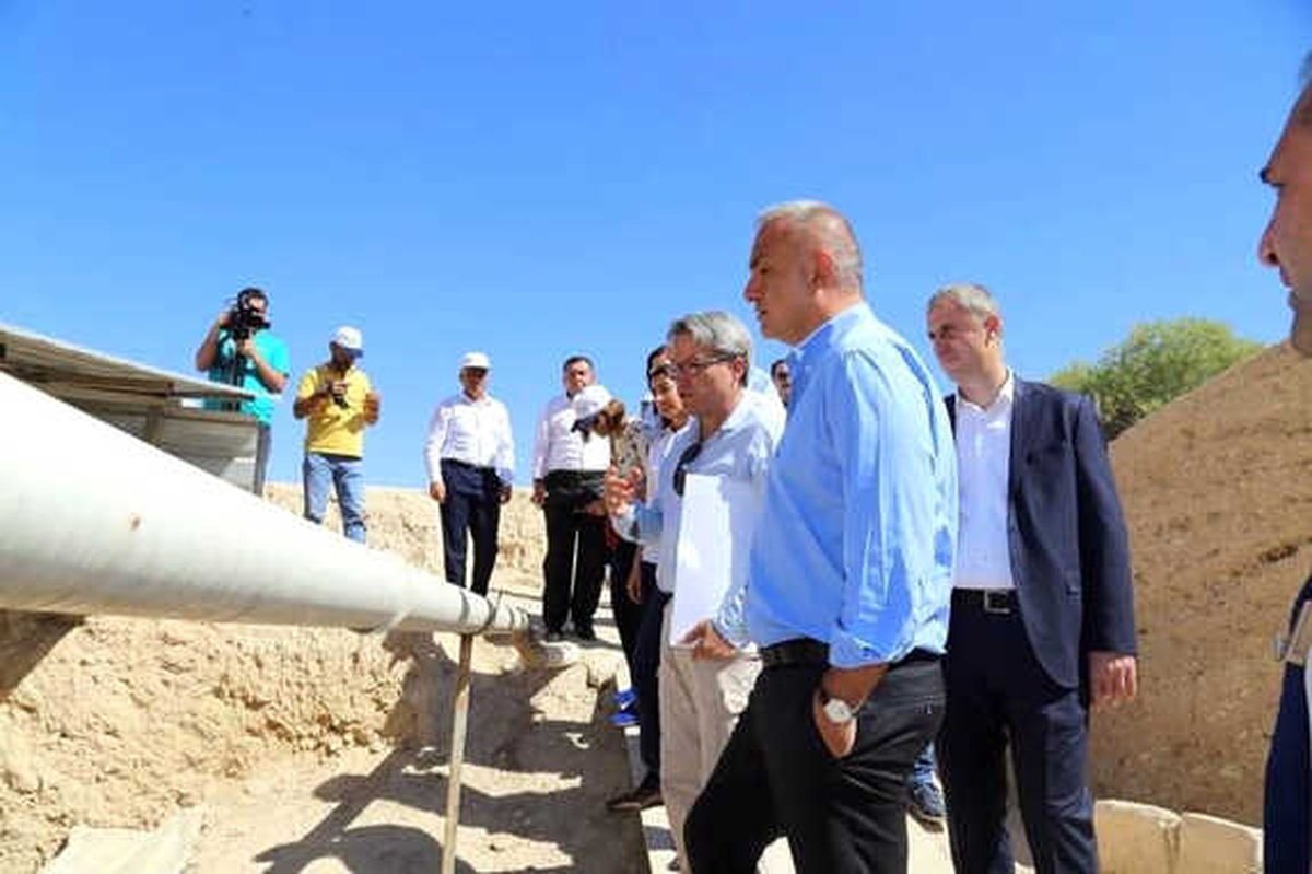 Bakan Ersoy, Zeugma\'da İncelemelerde Bulundu