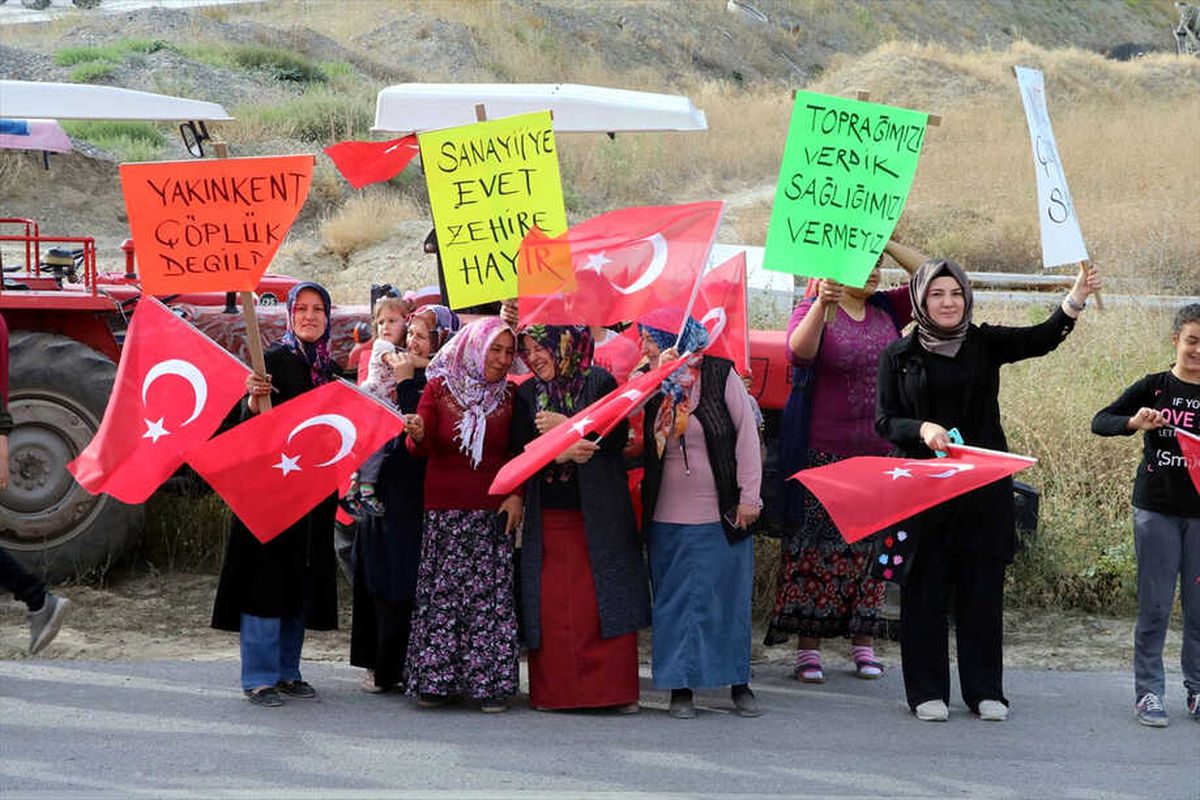 Çankırı\'da Köylülerden Eylem