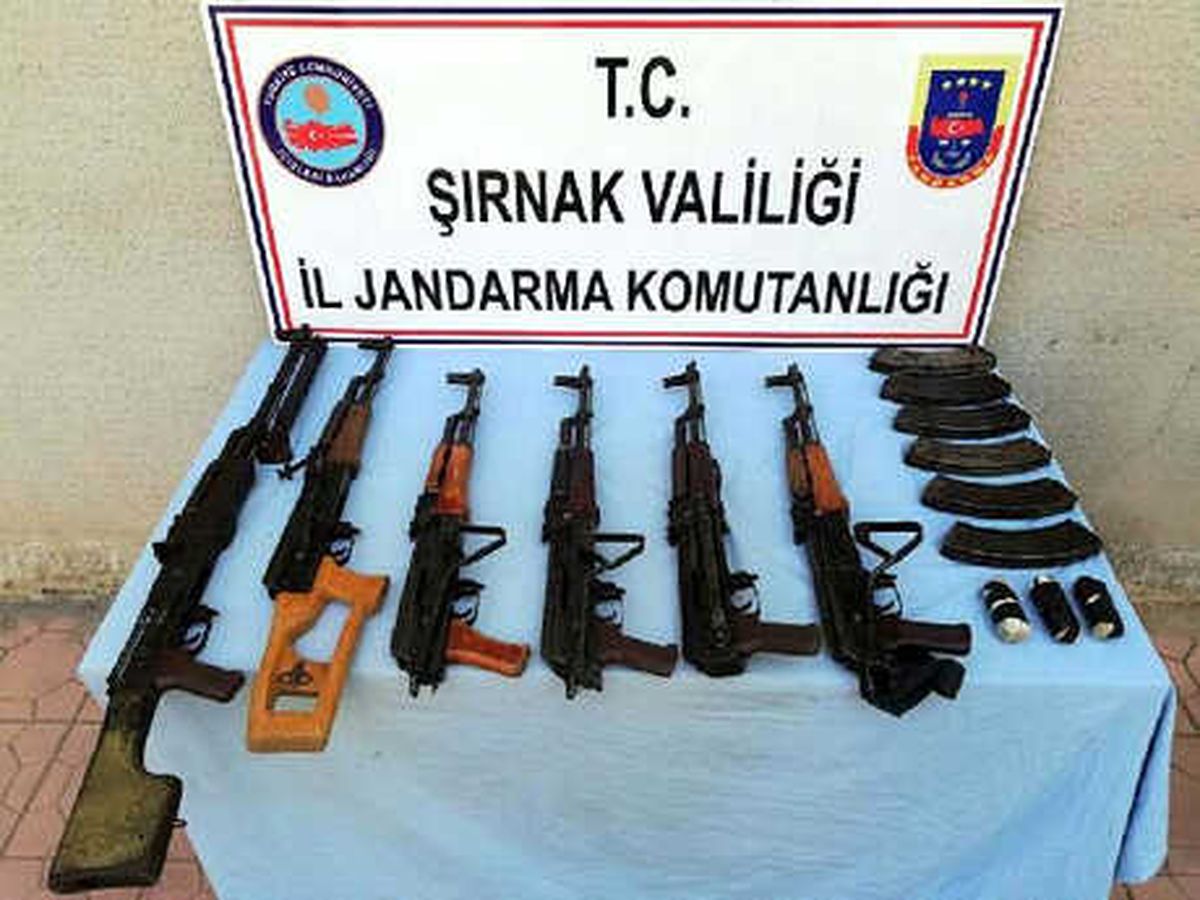 Şırnak\'ta Silah ve Mühimmat Ele Geçirildi