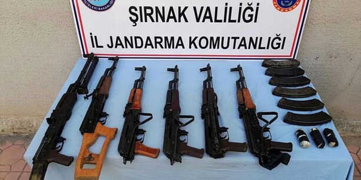 Şırnak\'ta Silah ve Mühimmat Ele Geçirildi