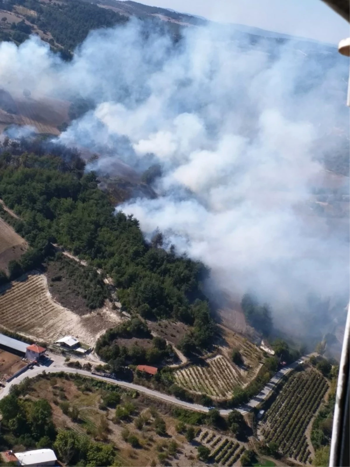 Balıkesir\'de Ormana Sıçrayan Yangın Kontrol Altına Alındı