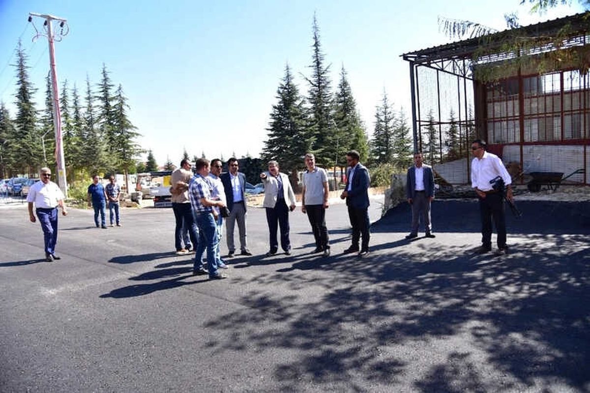 Başkan Can, Asfalt Çalışmalarını Yerinde İnceledi