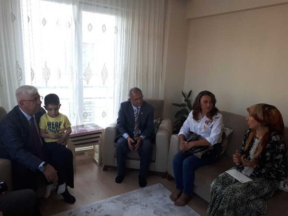 Başkan Yüksel\'den Tren Kazasında Ölen Ersen Gül\'ün Ailesine Taziye Ziyareti