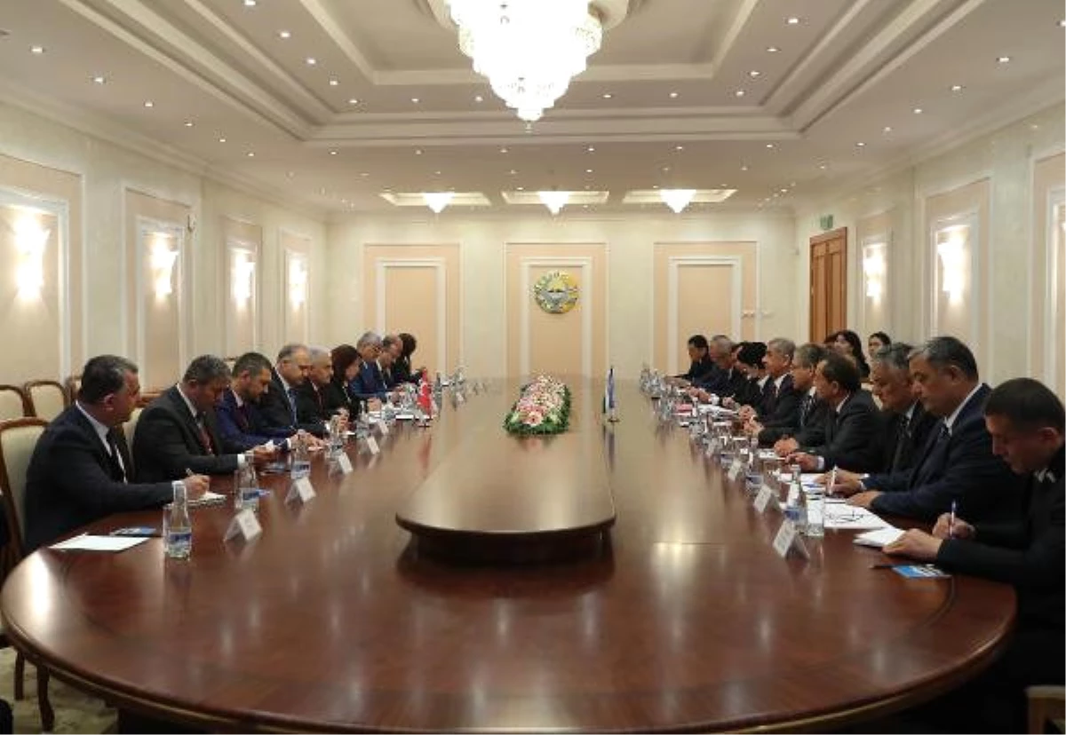 Binali Yıldırım Özbekistan Yasama Meclisi Başkanı ile Görüştü