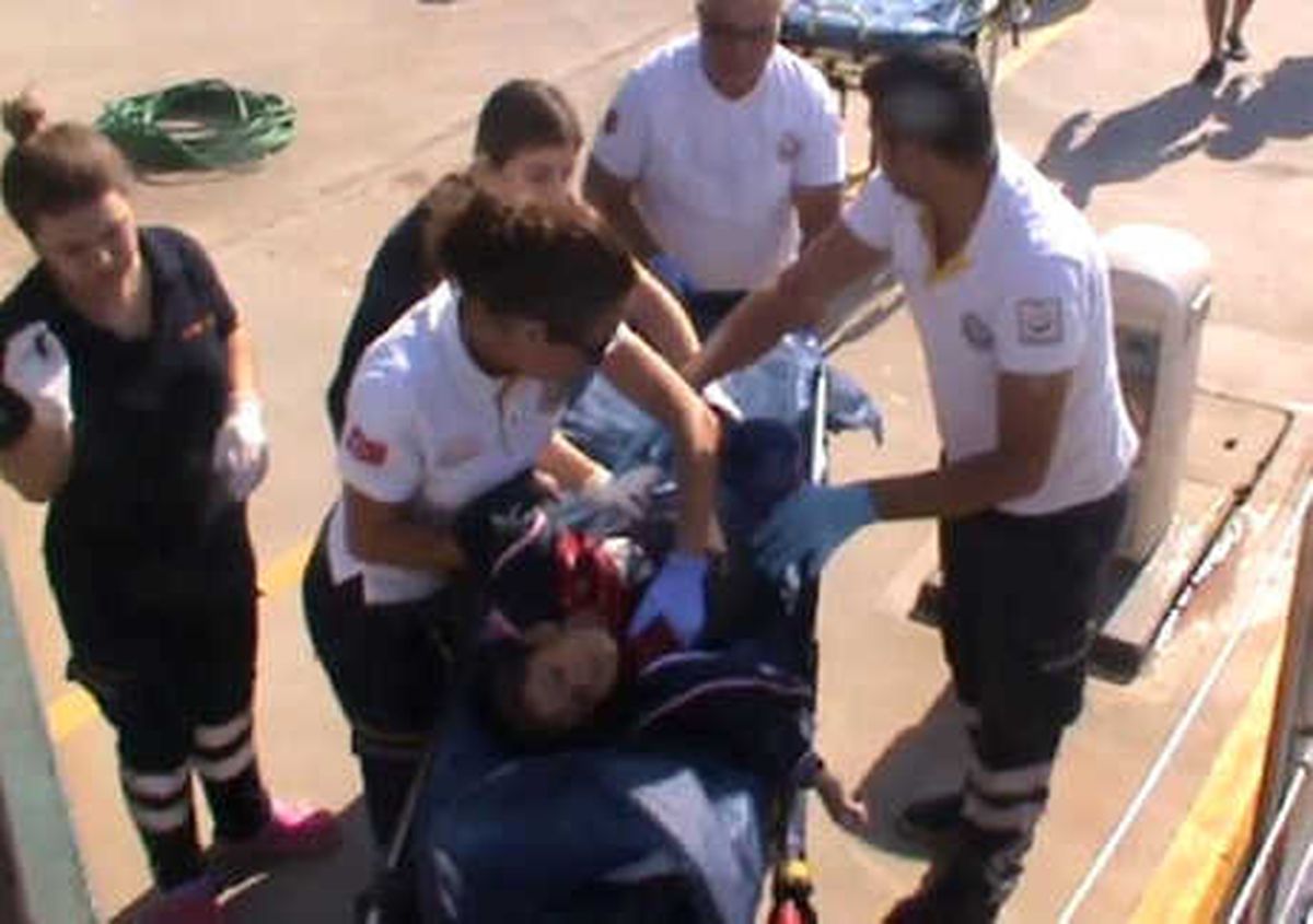 Bodrum\'da Batan Tekneden Kaçakların Kurtarılması Kamerada