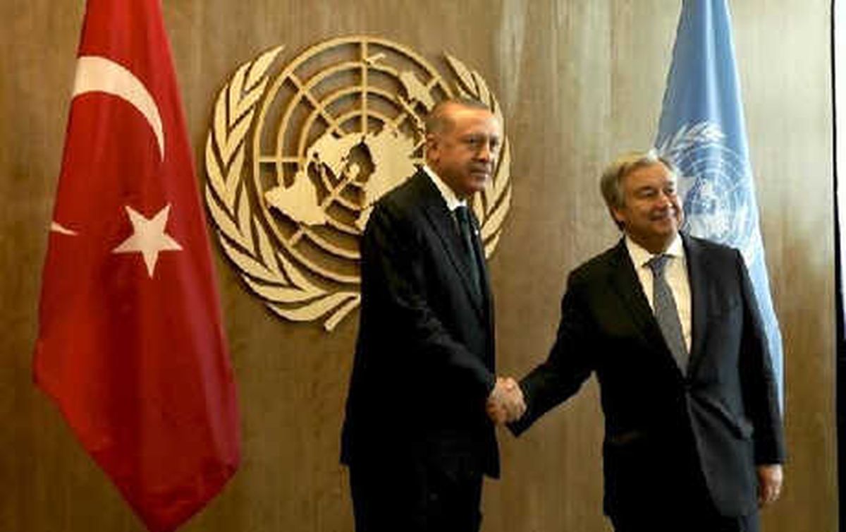 Cumhurbaşkanı Erdoğan, Guterres ile Görüştü.
