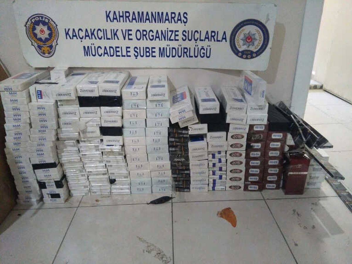 Kahramanmaraş\'ta 2 Bin 705 Paket Kaçak Sigara Ele Geçirildi