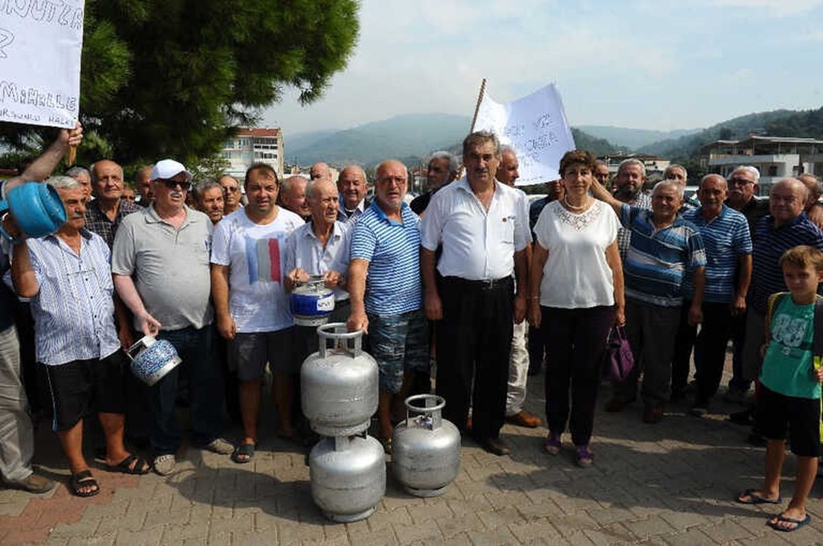 Tüplü Doğalgaz Protestosu