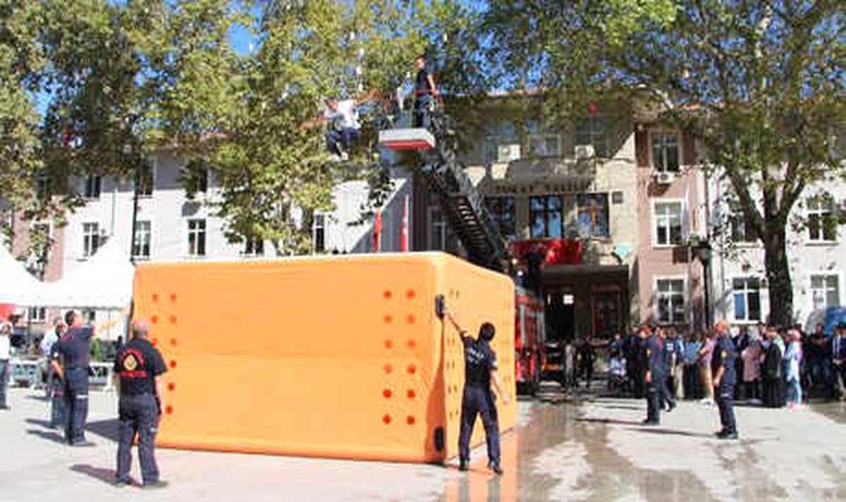 Tokat\'ta Yangın Tatbikatı