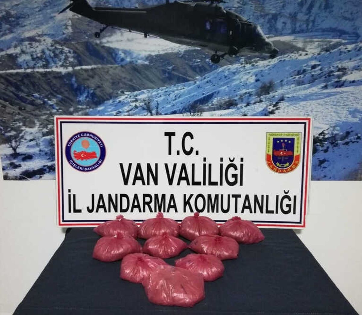 Van\'da 10 Kilo Eroin Ele Geçirildi