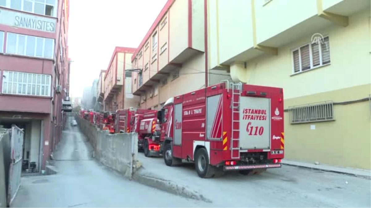 Zeytinburnu\'nda Fabrika Yangını
