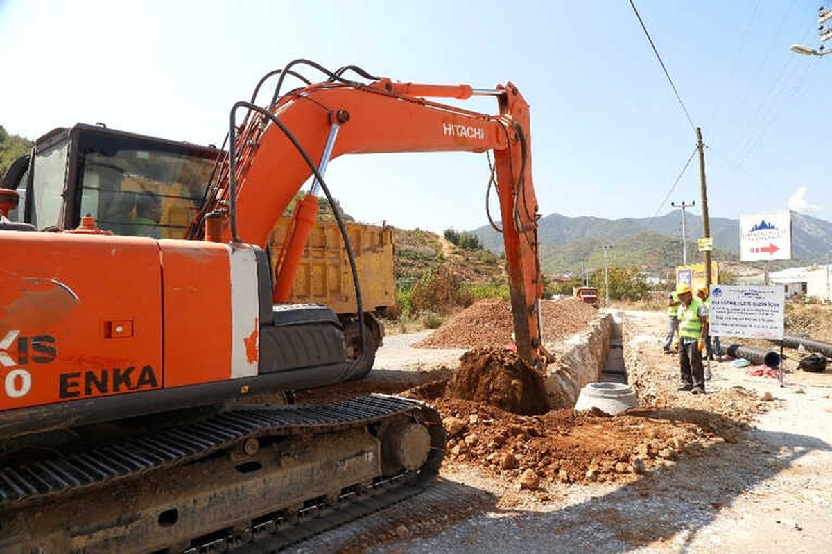 Anamur\'da İçmesuyu Çalışmaları Sürüyor