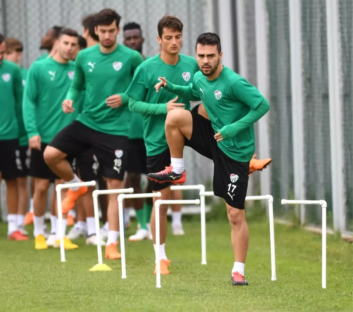 Bursaspor\'da Neşeli Antrenman