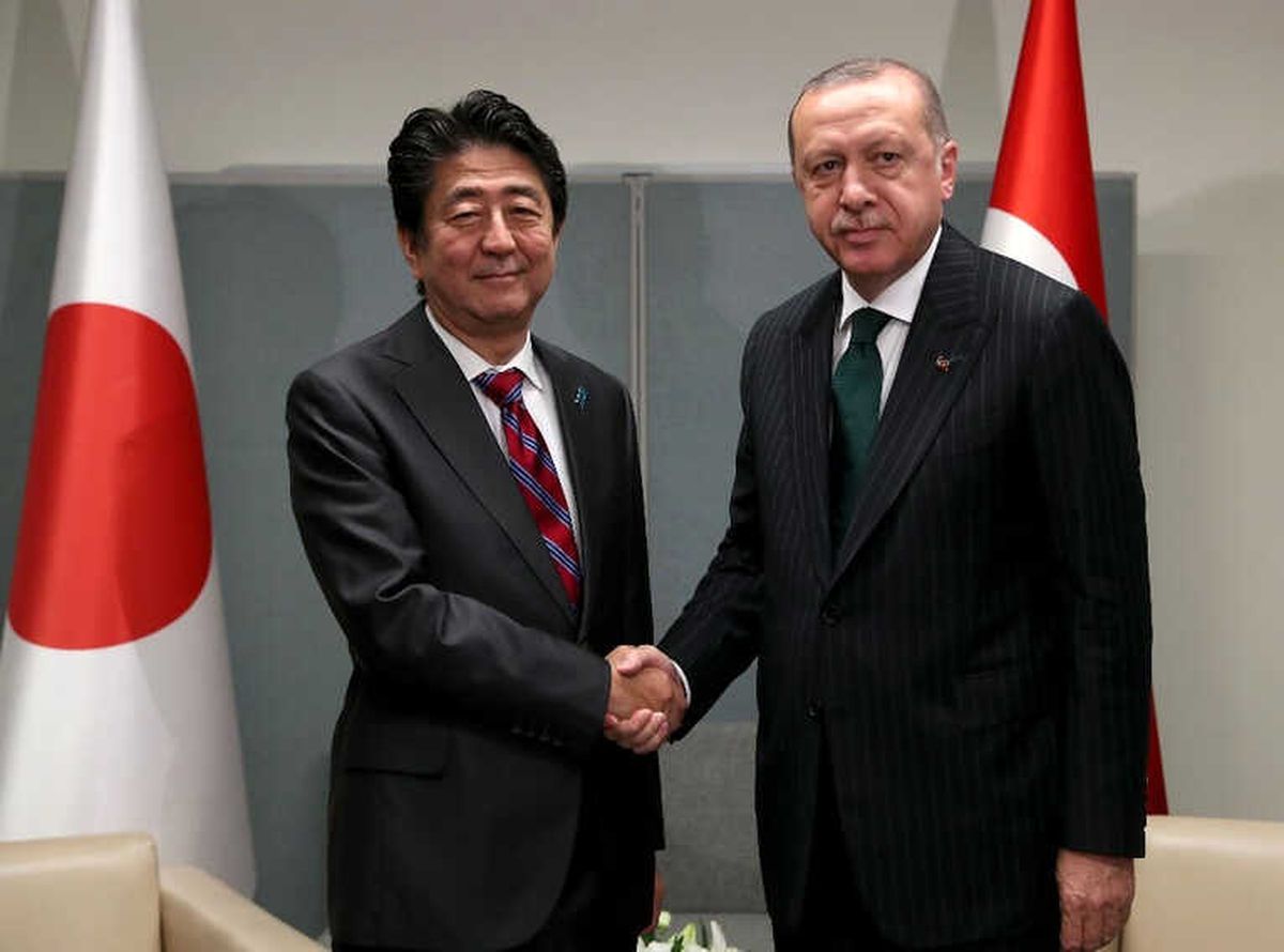 Cumhurbaşkanı Erdoğan, Japonya Başbakanı Şinzo Abe\'yi Kabul Etti