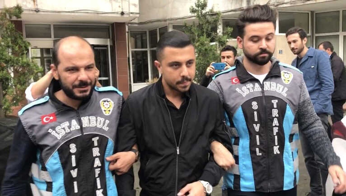 Gelin Arabasıyla "Drift" Yapan Maganda Yakalandı