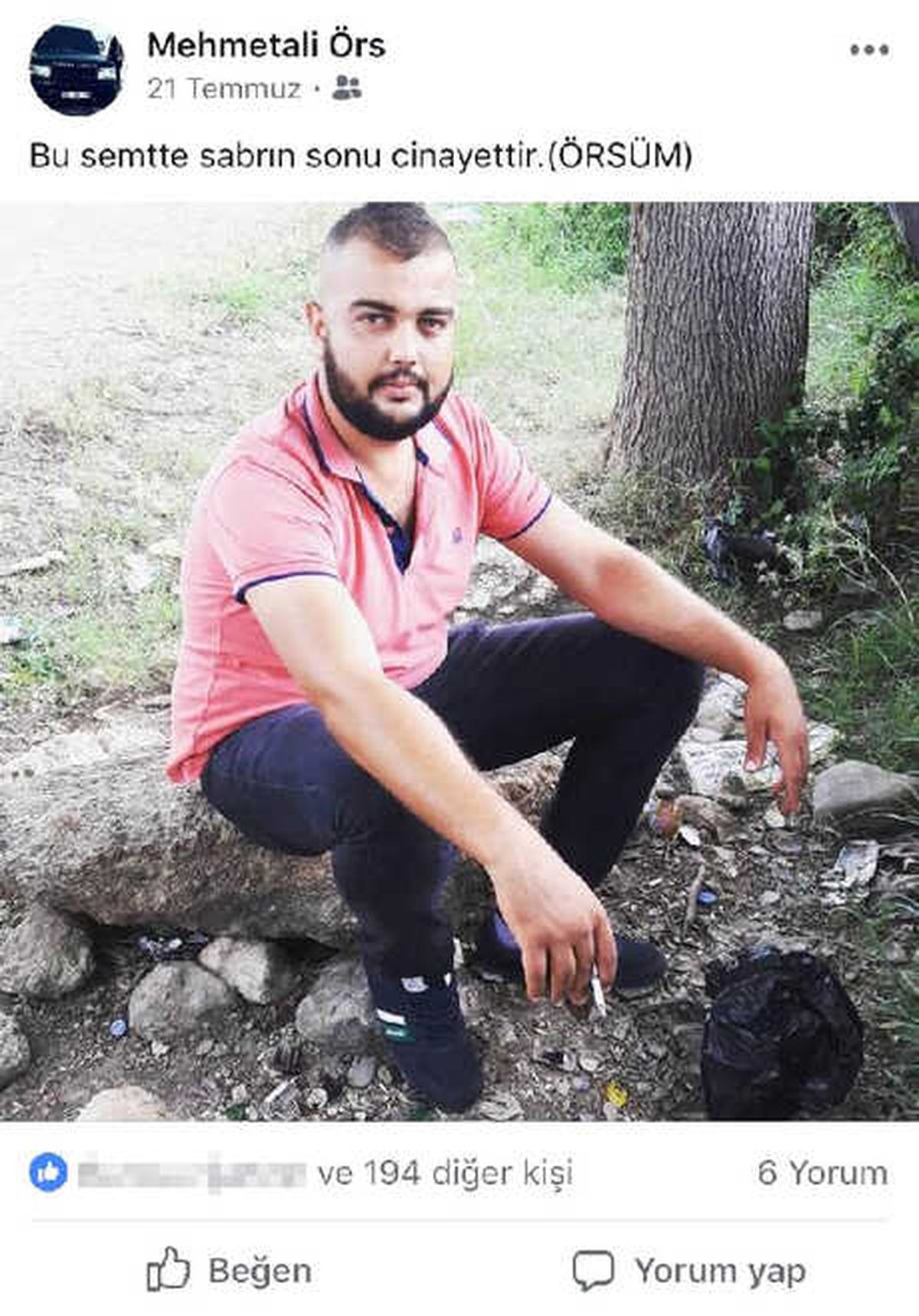Silah Vuruldu, Paylaşımı Dikkat Çekti: Bu Semtte Sabrın Sonu Cinayettir