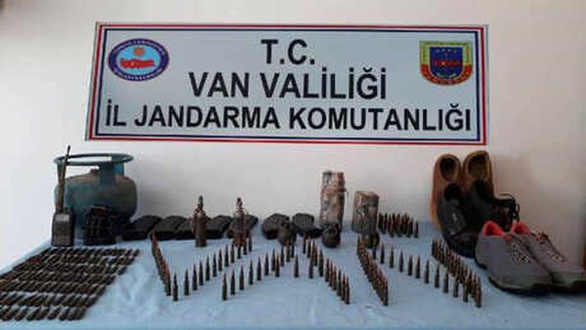 Van\'da Terör Örgütü PKK\'ya Ait Mühimmat Ele Geçirildi