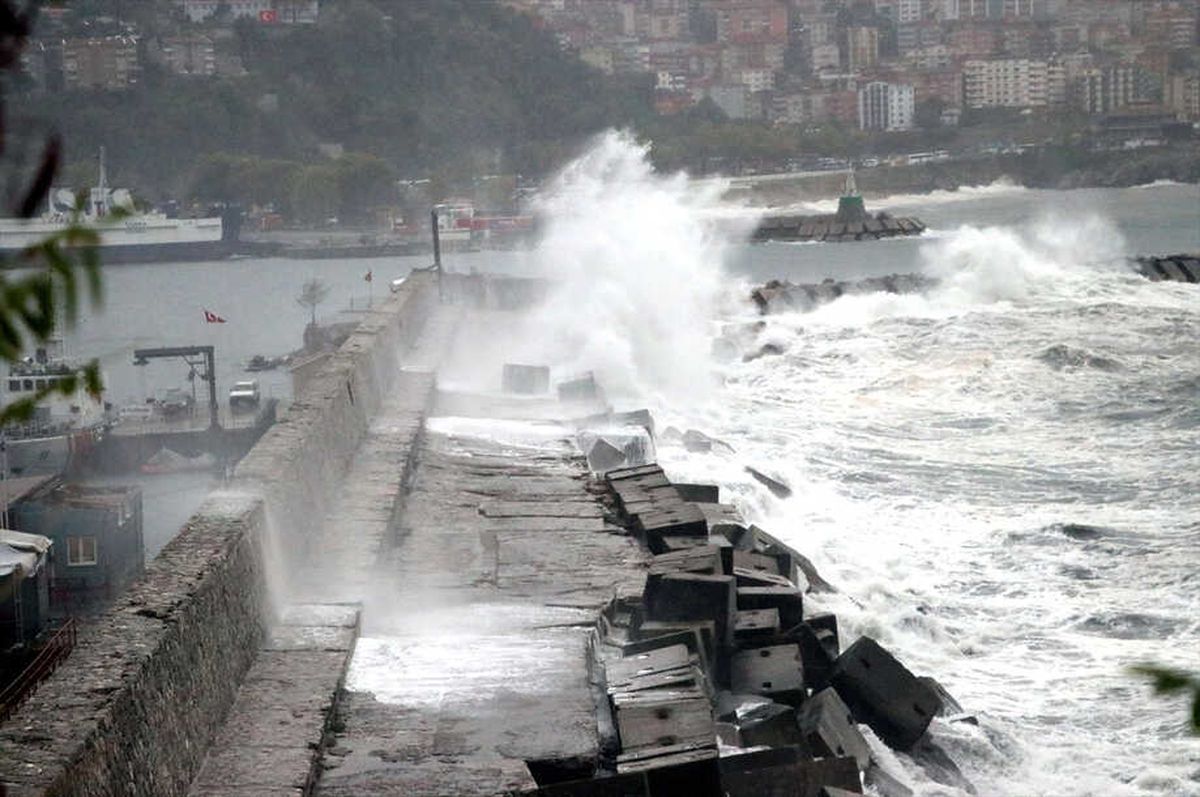 Zonguldak\'ta Şiddetli Rüzgar