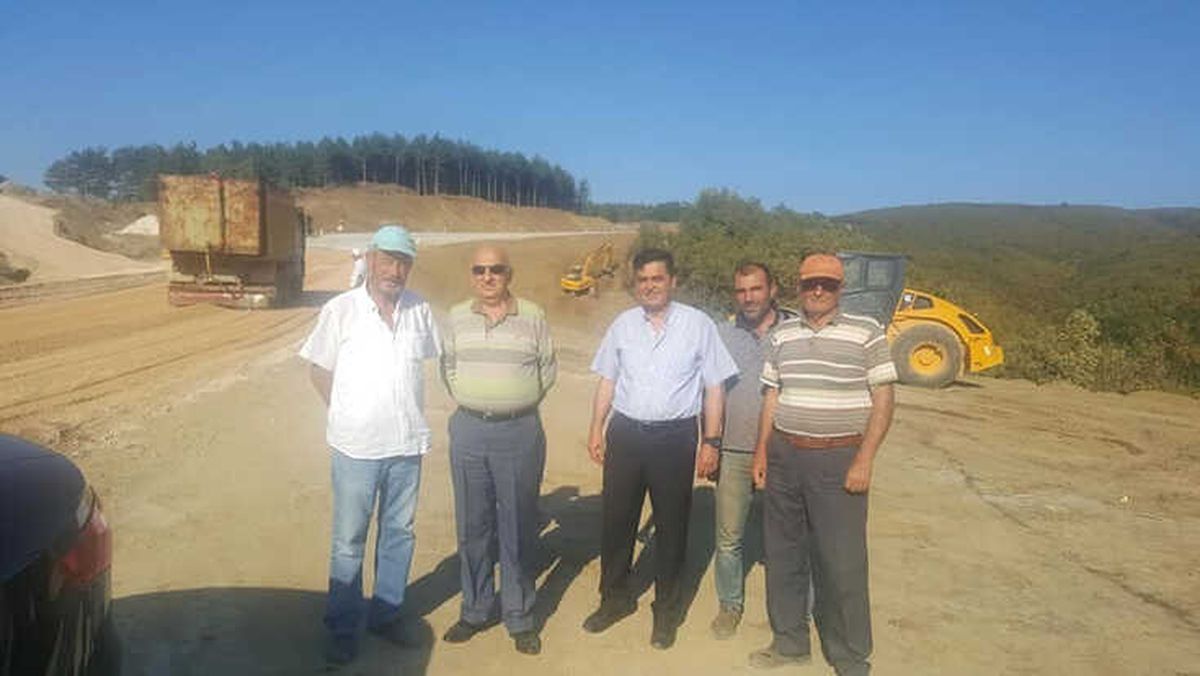 Başkan Yalçın, Ahi Dağı 4\'üncü Etap Çalışmalarını İnceledi