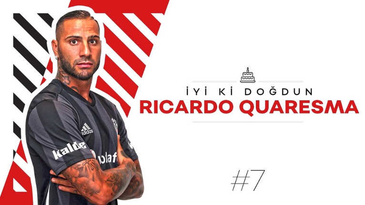 Beşiktaş\'tan Quaresma\'ya Kutlama