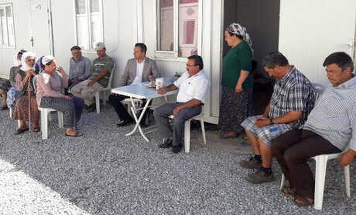 CHP\'li Erbay\'dan Geçen Yıl Evleri Yanan Zeytinköylülere Ziyaret