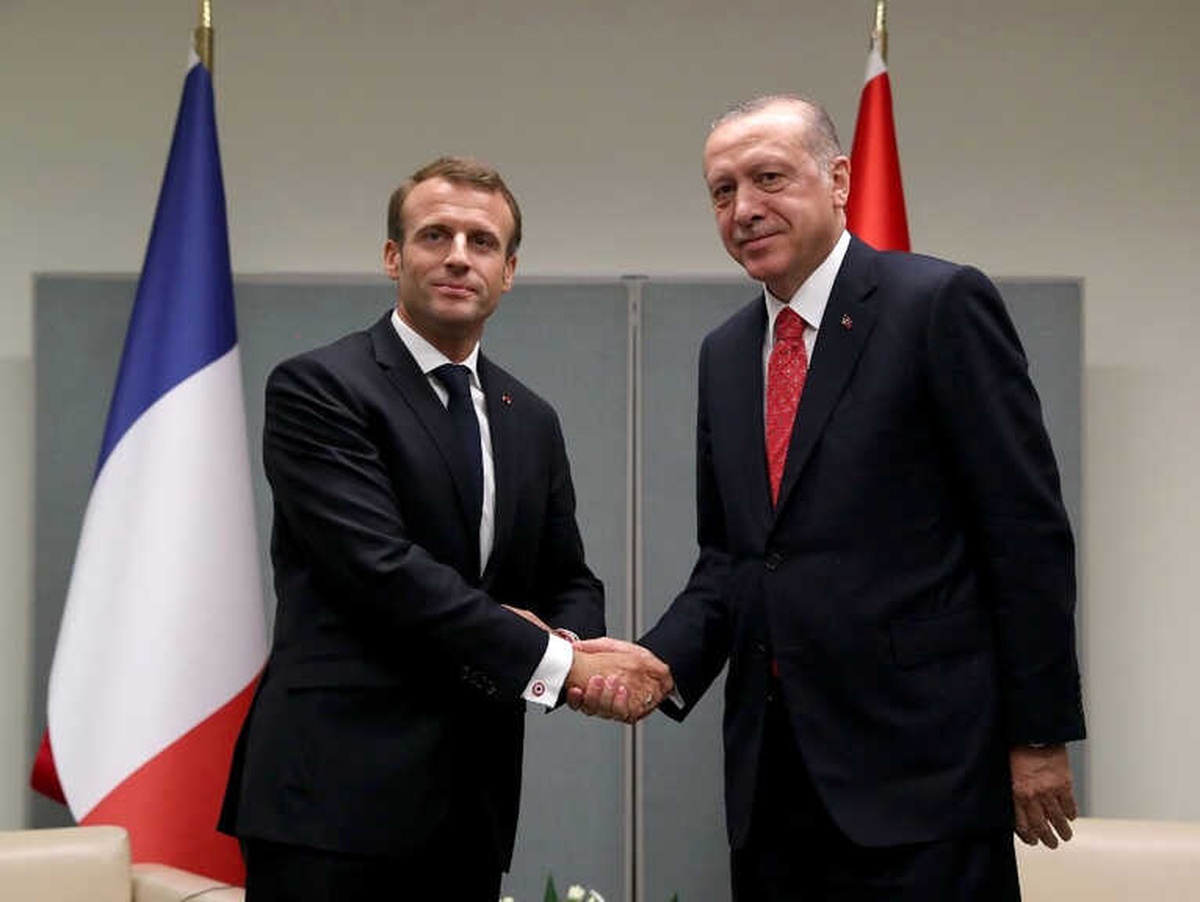 Cumhurbaşkanı Erdoğan, Fransa Cumhurbaşkanı Macron ile Görüştü