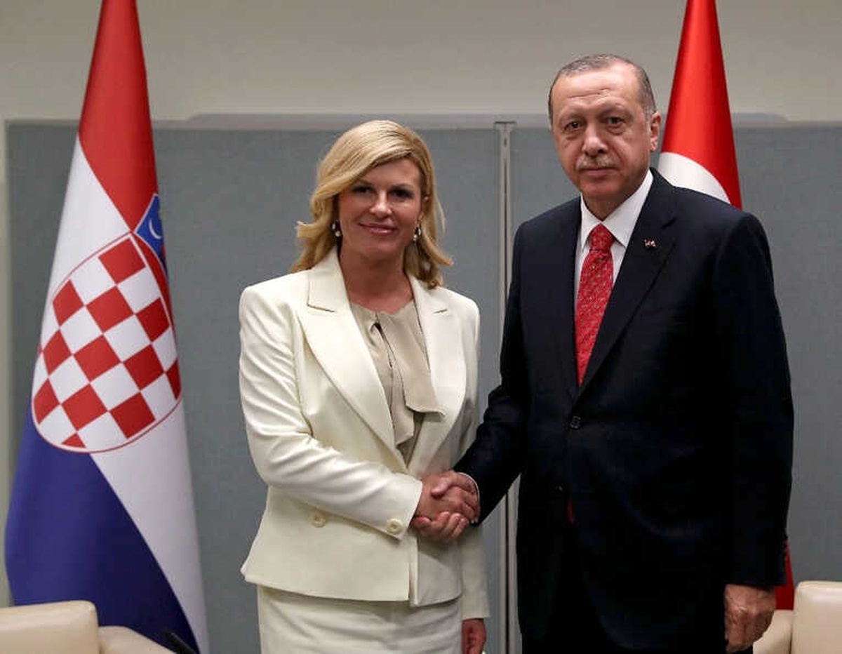Cumhurbaşkanı Erdoğan, Slovenya Cumhurbaşkanı ile Görüştü