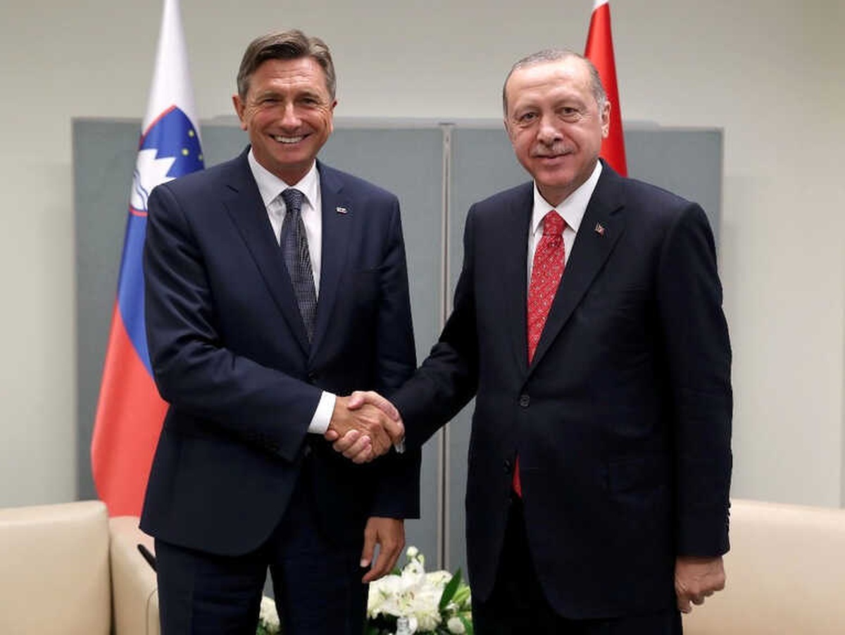 Cumhurbaşkanı Erdoğan, Slovenya Cumhurbaşkanı ile Görüştü