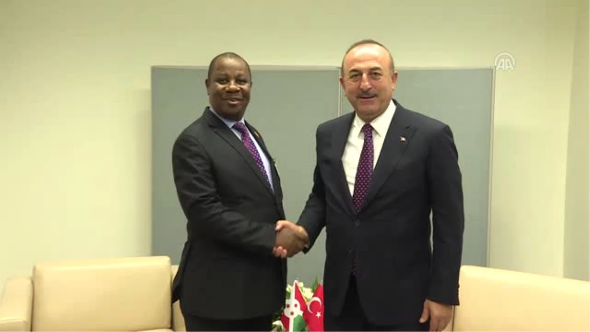 Dışişleri Bakanı Çavuşoğlu, Burundili Mevkidaşıyla Görüştü - New