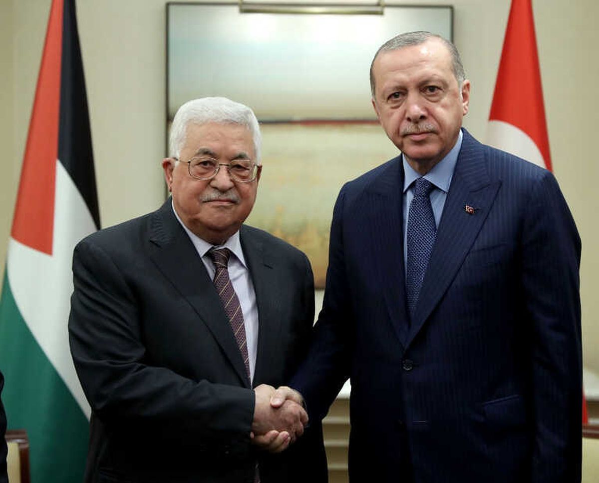 Filistin Devlet Başkanı Abbas ile Görüştü