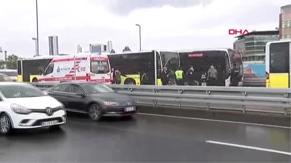 İstanbul- Okmeydanı\'nda Metrobüs Kazası